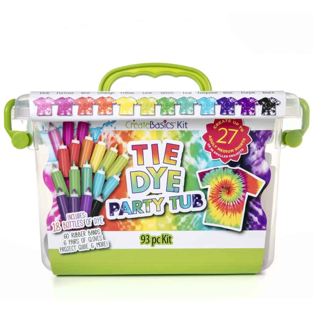 Walmart tie-dye kits - Create Basics Party Tub