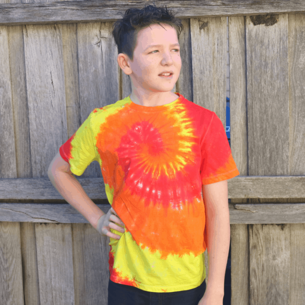 2 Crumple Tie-Dye Patterns AND a Tie-Dye Spiral - by my 12-year-old ...