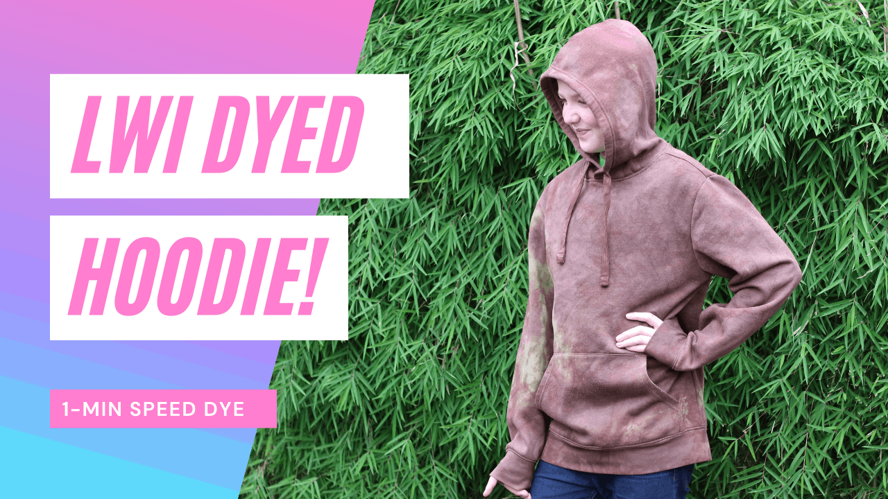 EASY Tie-Dye Hoodie with Low Water Immersion