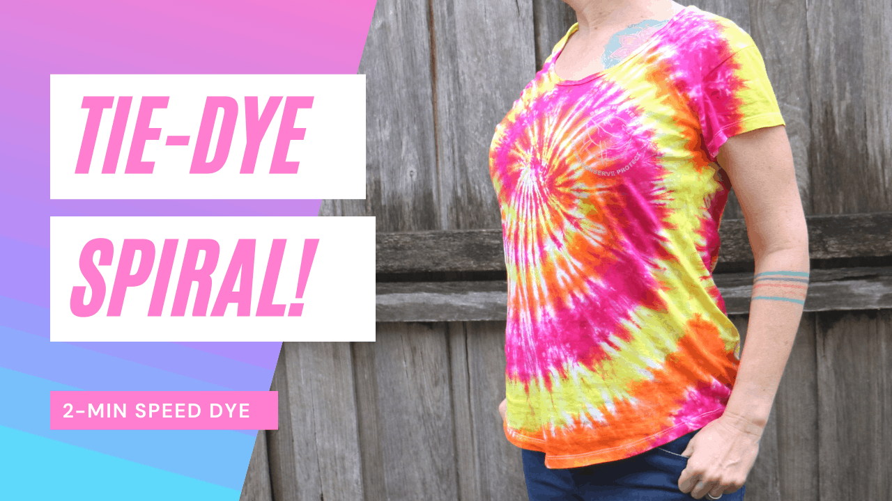 DIY Swirly Tie-Dye T-Shirts, How To
