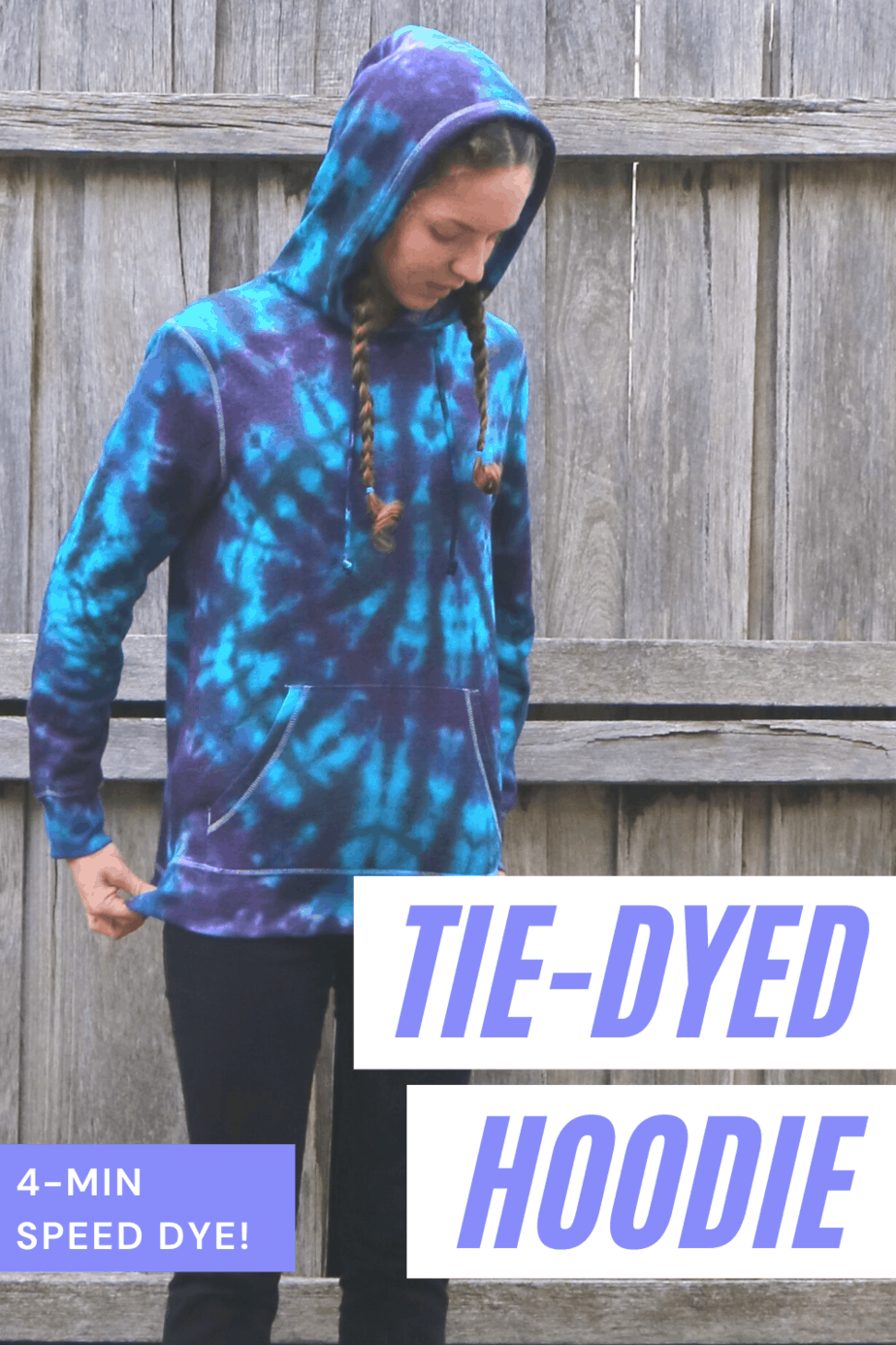 Tie-Dye Spiral Hoodie - funky tie-dye pattern! - Dye DIY - How to Tie-Dye