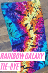 Rainbow Galaxy Tie-Dye Towel