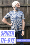 Spider Tie-Dye Shirt - easy tie-dye pattern!