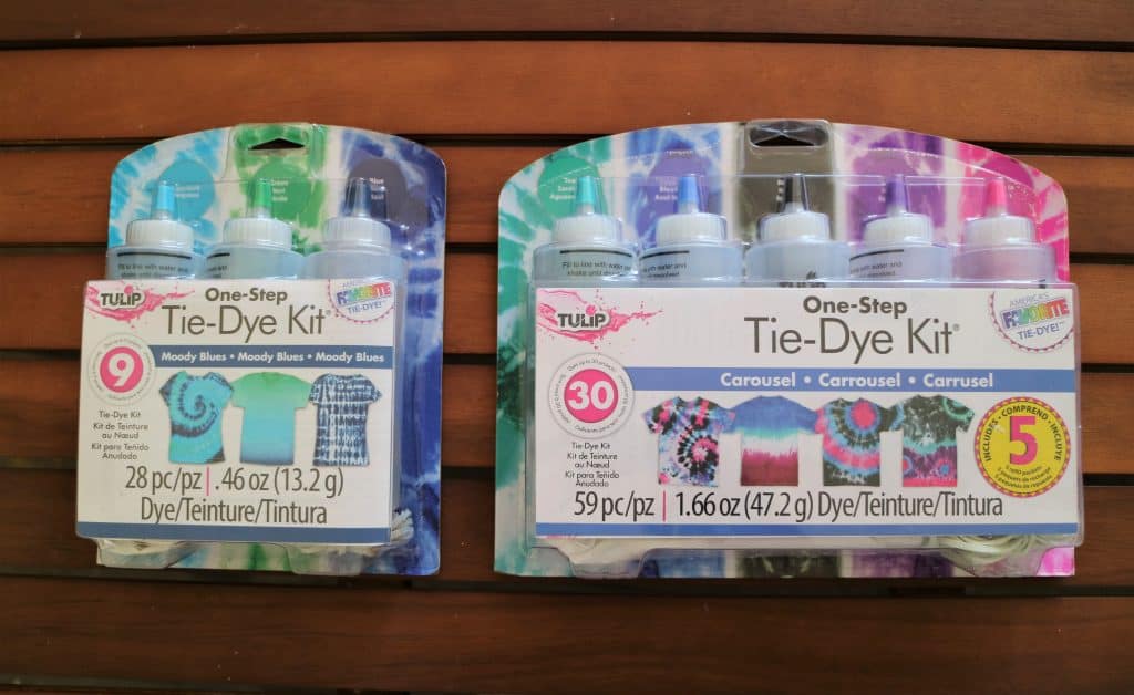 Tulip tie-dye kits, Tulip One-Step tie dye kits
