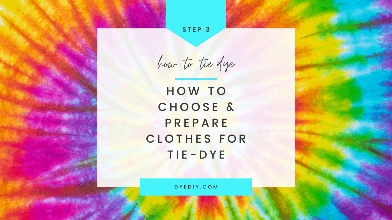 What’s the best fabric for tie-dye? Let’s choose your clothes!