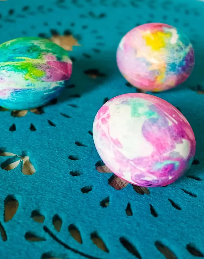 Dye Easter Eggs with Coffee Filters